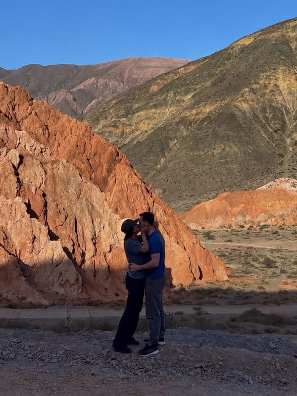 Paola Zanetti y Pedro Mastroianni el día de su casamiento